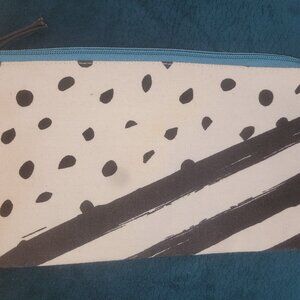 Cosmetic pouch purse cotton